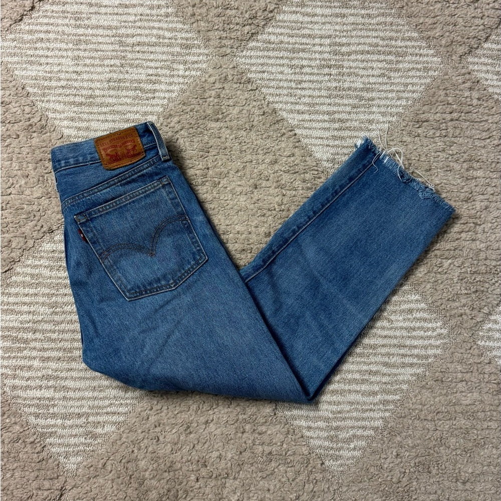 Levi’s Wedgie Straight Dark Wash Jeans